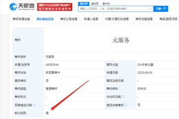 華為申請注冊元服務(wù)商標再次被駁回
