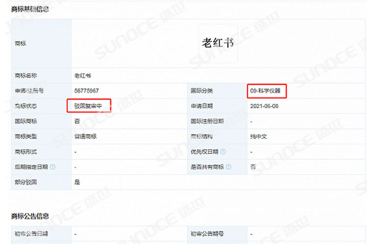 小紅書申請注冊商標(biāo)“老紅書”被駁回