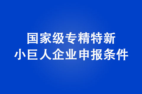 洛陽(yáng)國(guó)家級(jí)專精特新小巨人企業(yè)申報(bào)條件
