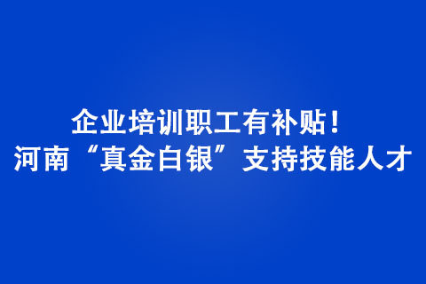 企業(yè)培訓職工有補貼！河南“真金白銀”支持技能人才